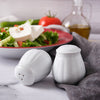 Retro Salt and Pepper Shakers, Set of 2, Porcelain